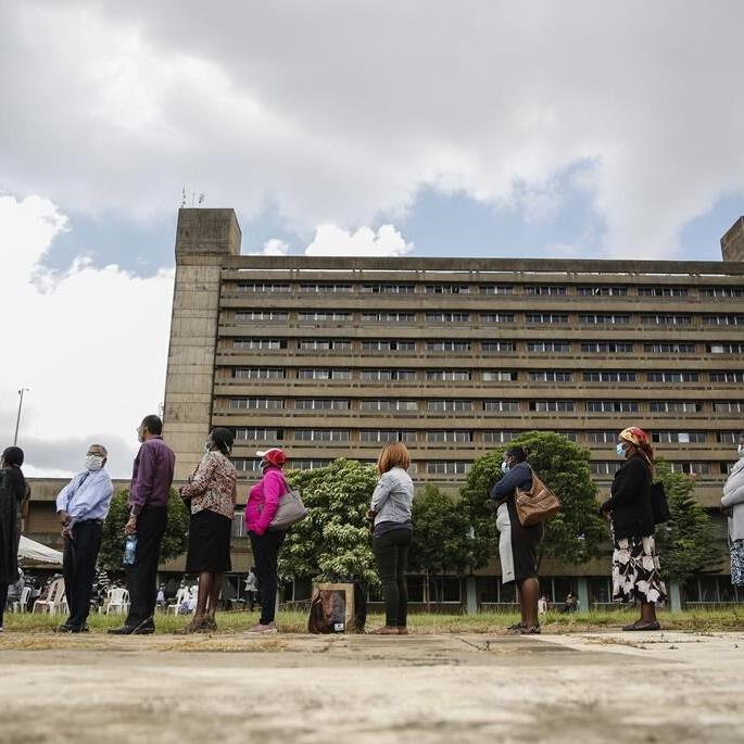 Hundreds of Kenyan doctors protest in the streets as national strike enters second week